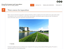 Tablet Screenshot of emyg-aquaculture.com